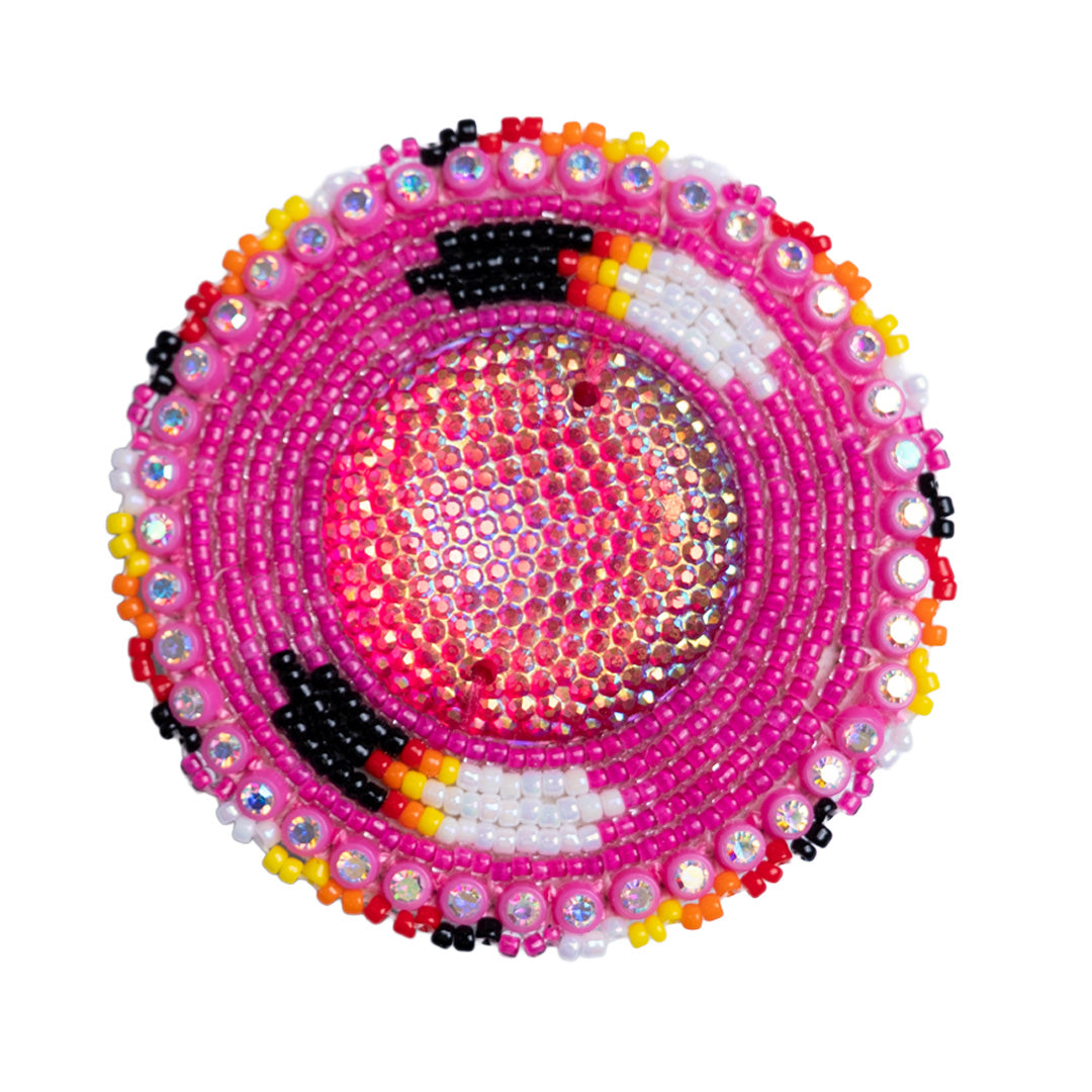 Feather - Beaded Pop Socket