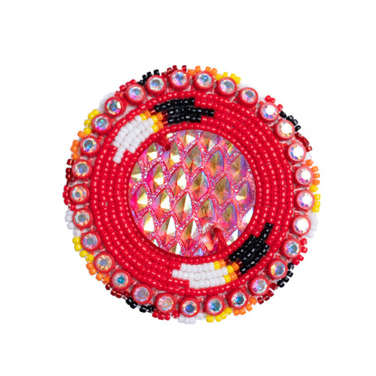 Feather - Beaded Pop Socket
