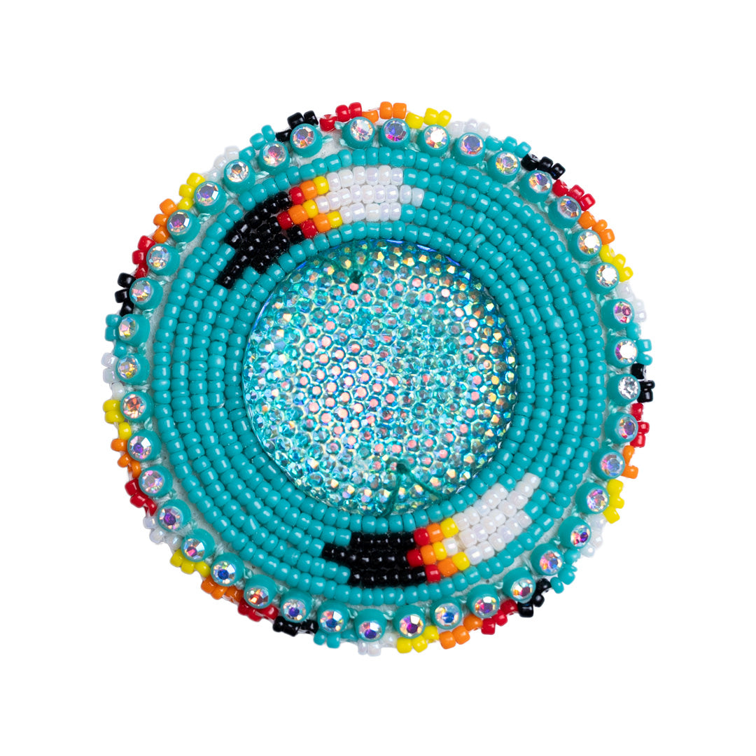 Feather - Beaded Pop Socket