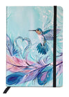 Hummingbird Feathers - Lined Journal