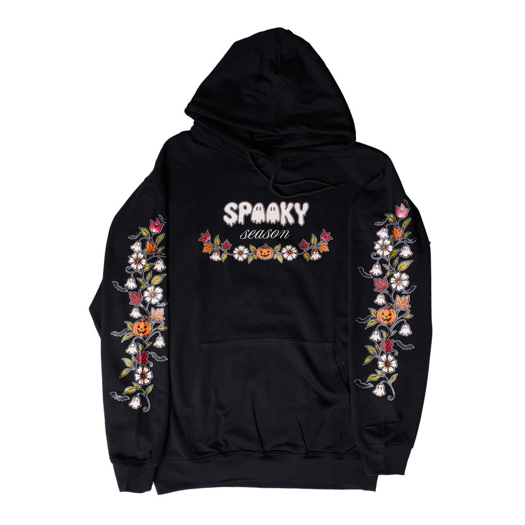 Spooky Season Floral Hoodie