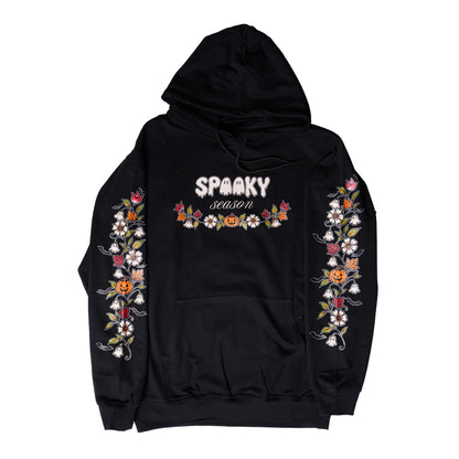 Spooky Season Floral Hoodie