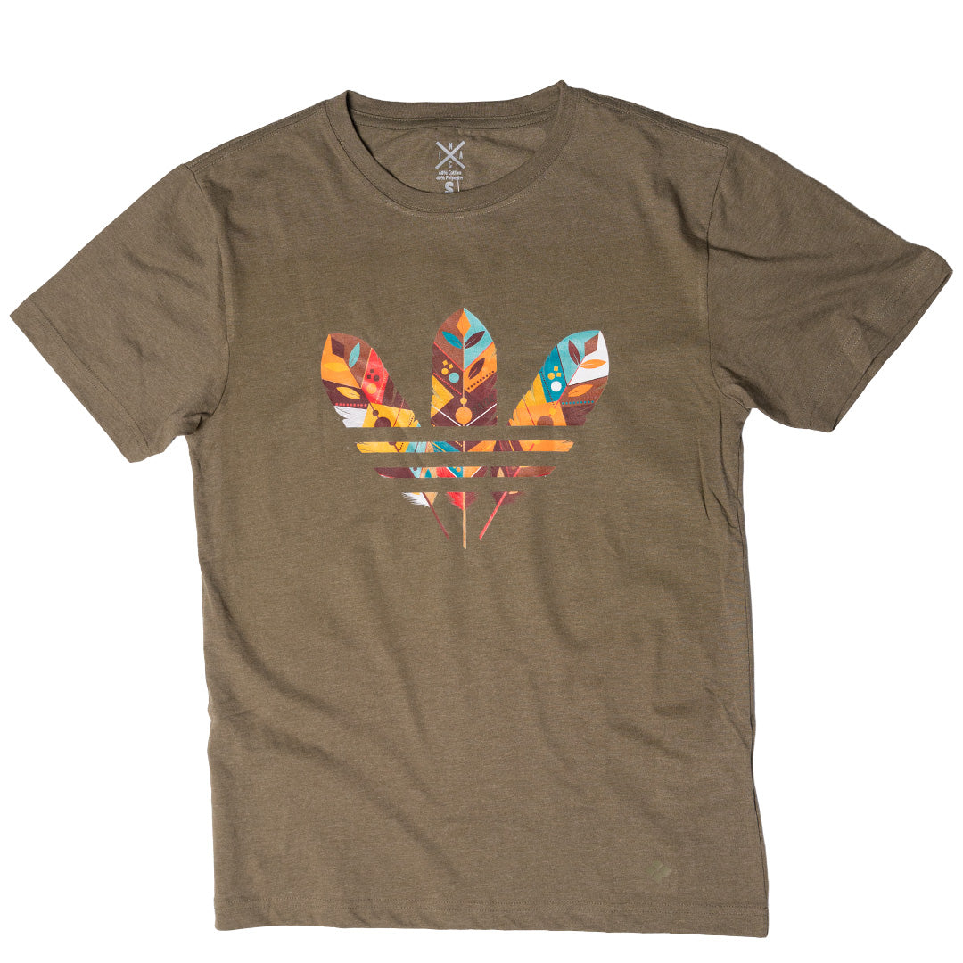 Three Feathers Tee