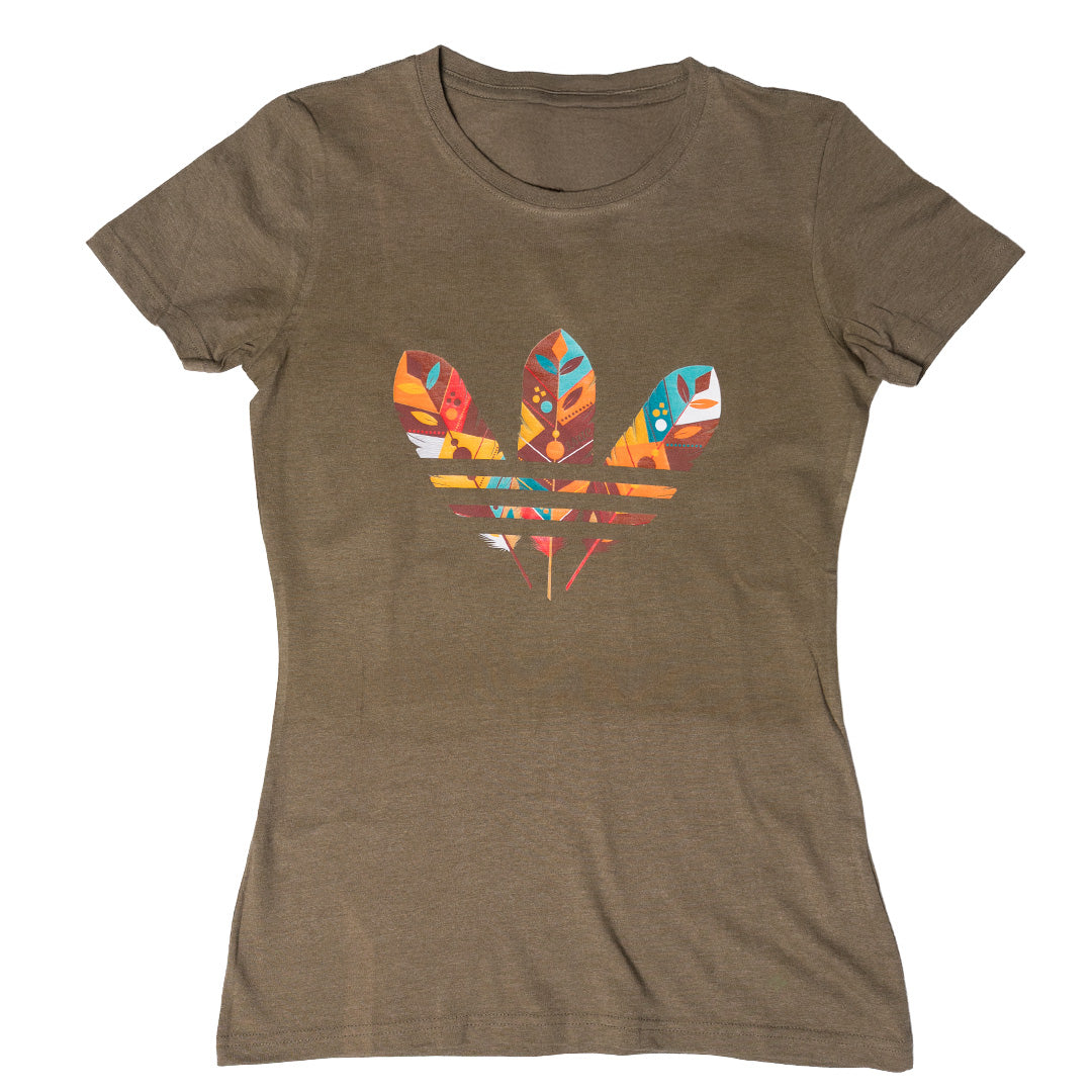 Three Feathers Ladies Tee