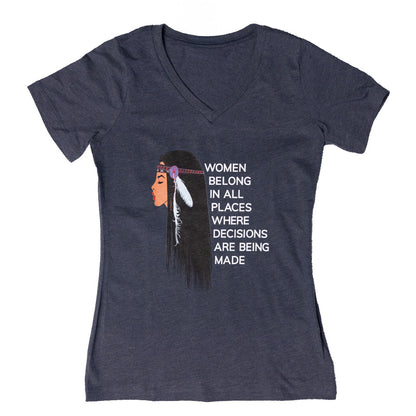 Women Belong V-neck