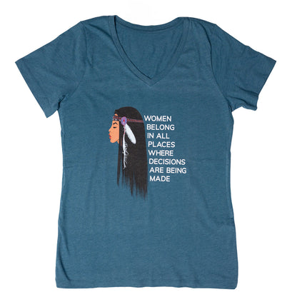 Women Belong V-neck