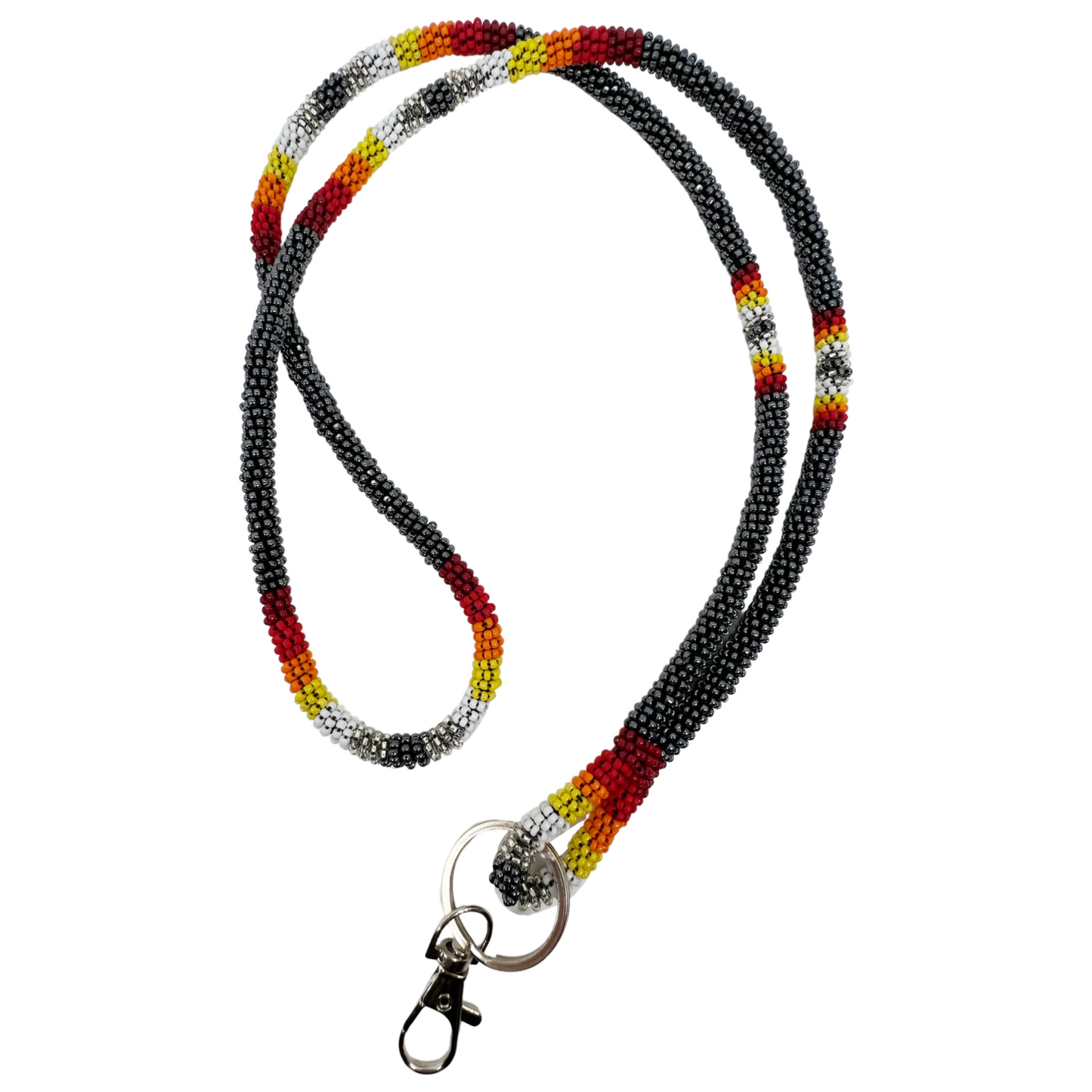 Wrapped Beaded Lanyard