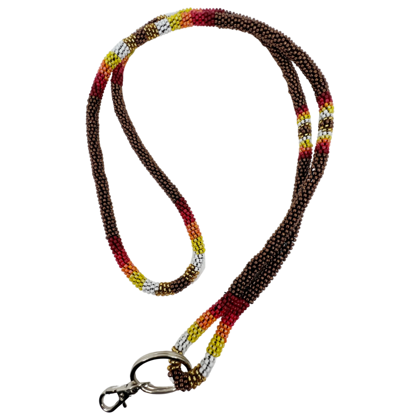 Wrapped Beaded Lanyard