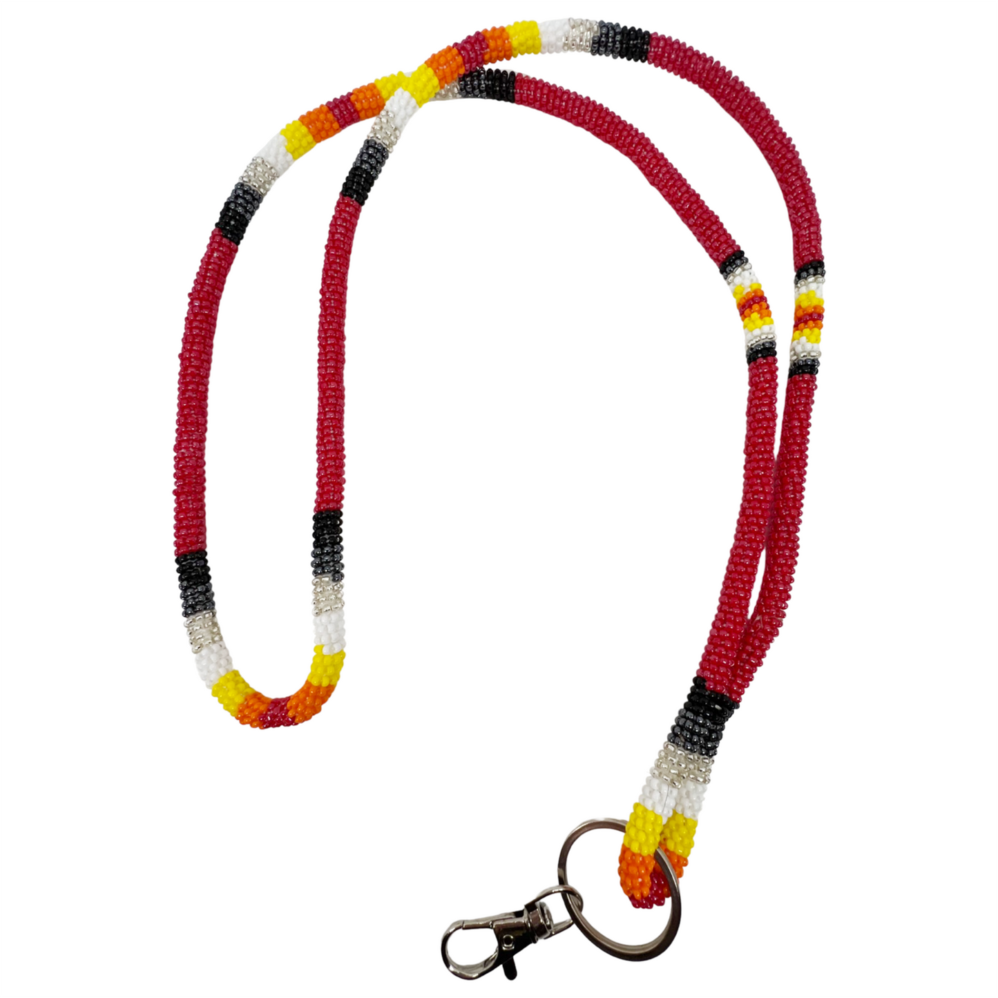 Wrapped Beaded Lanyard