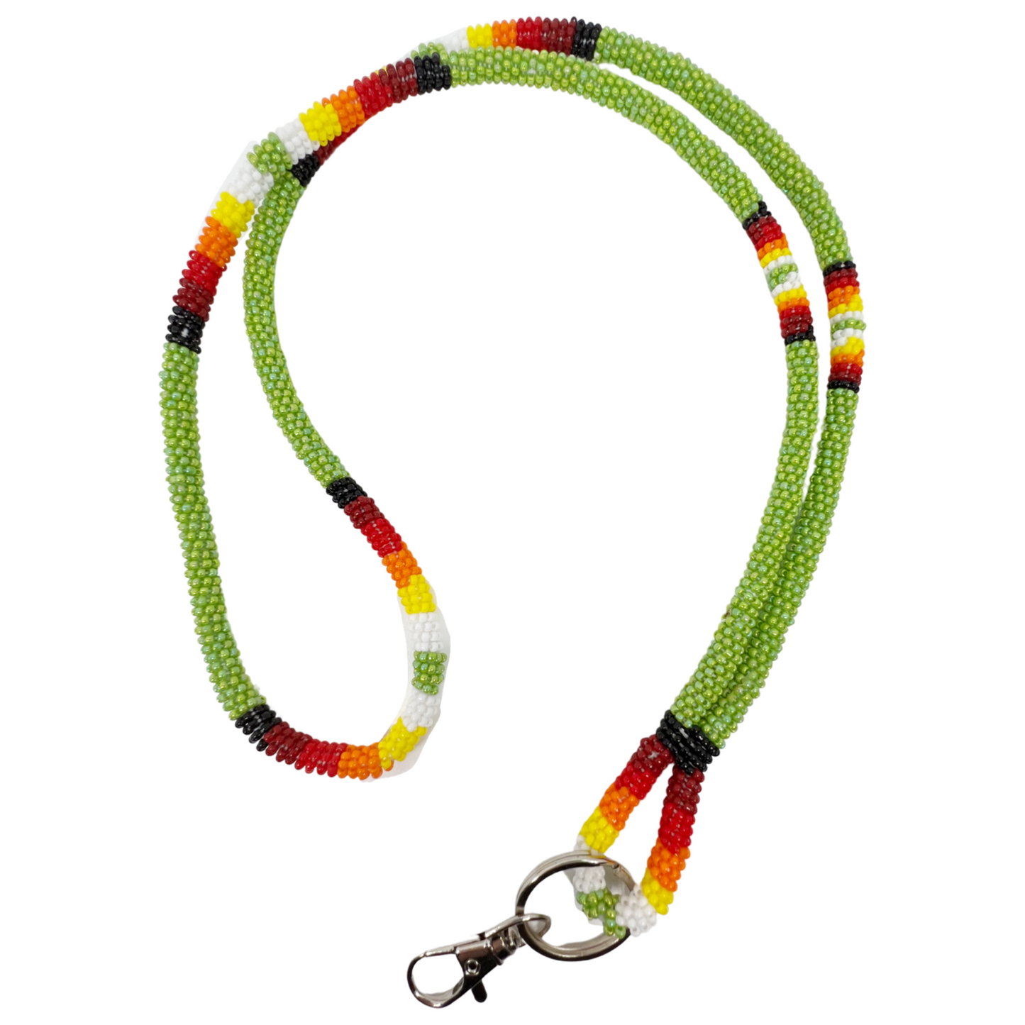 Wrapped Beaded Lanyard