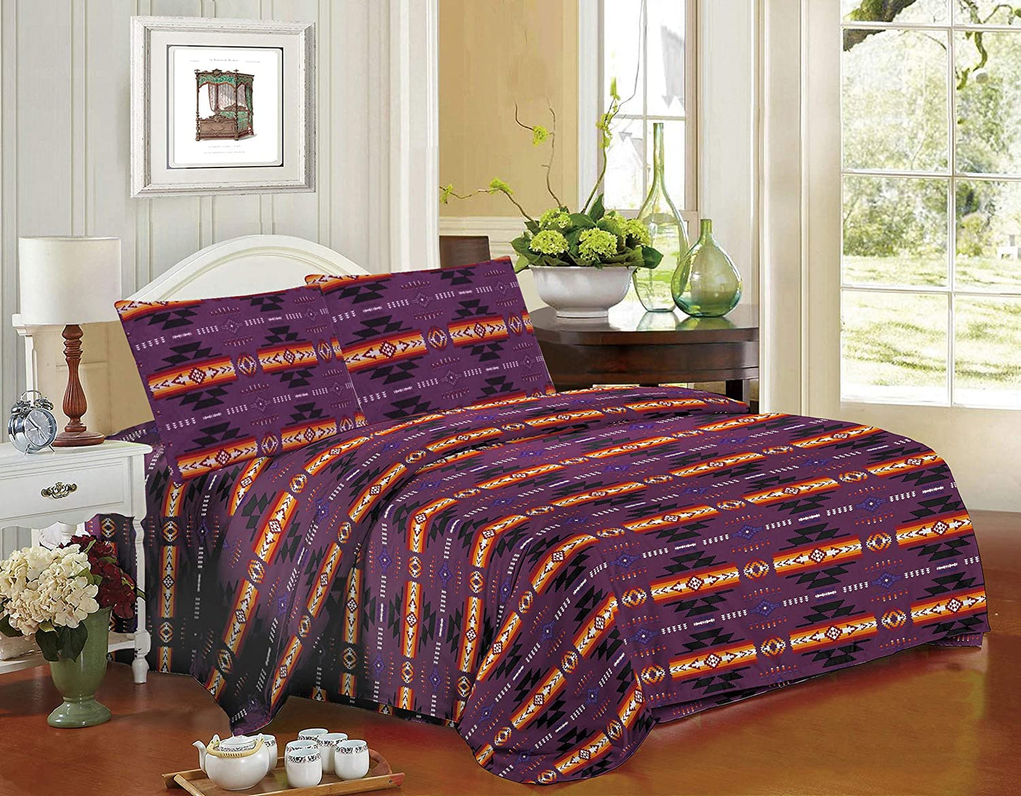 Queen 4pc Sheet Set – Purple