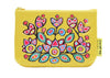 Floral on Yellow Coin Purse