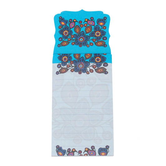 Flowers and Birds Magnetic Notepad
