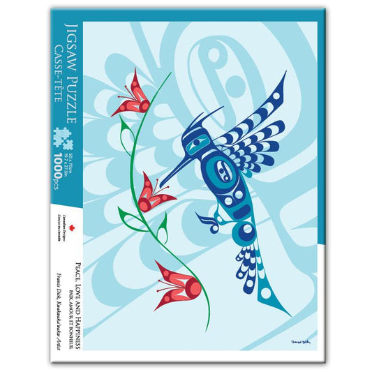 Peace, Love and Happiness - 1000 Piece Jigsaw Puzzle