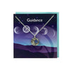 Moon - Pewter Charm Greeting Card