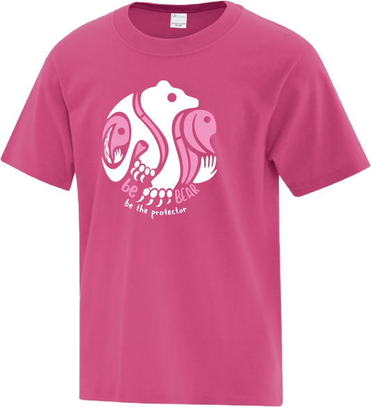 Be The Bear, Be the Protector - Pink Shirt Day 2024 Youth Tee