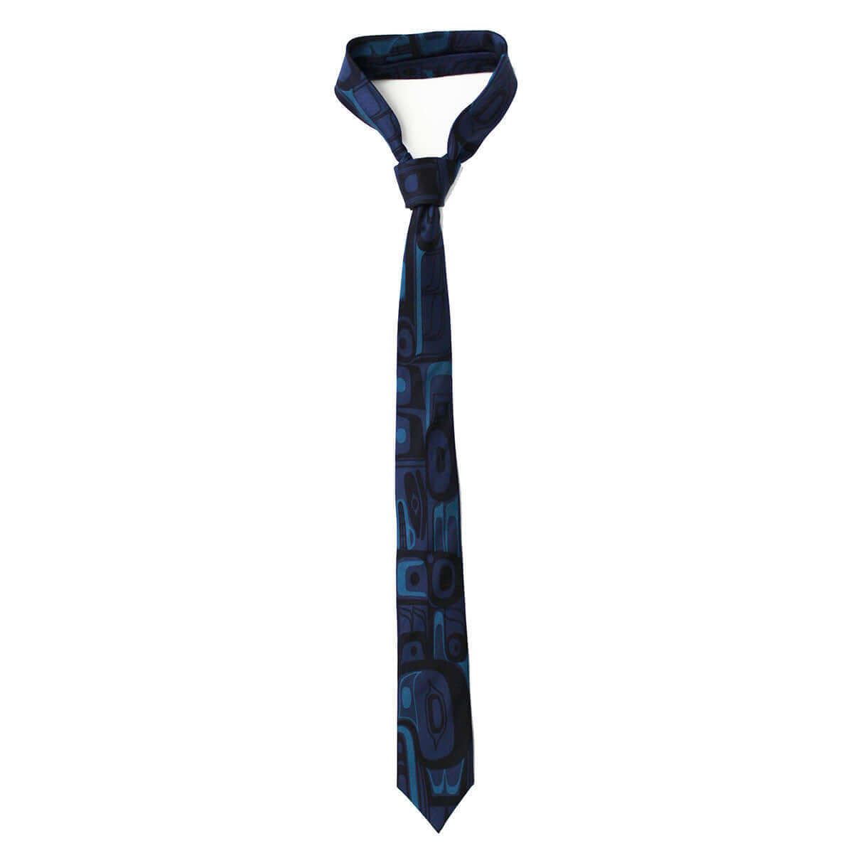 Thunderbird - Polyester Woven Tie displayed on a white background, showcasing its elegant design and durable fabric.