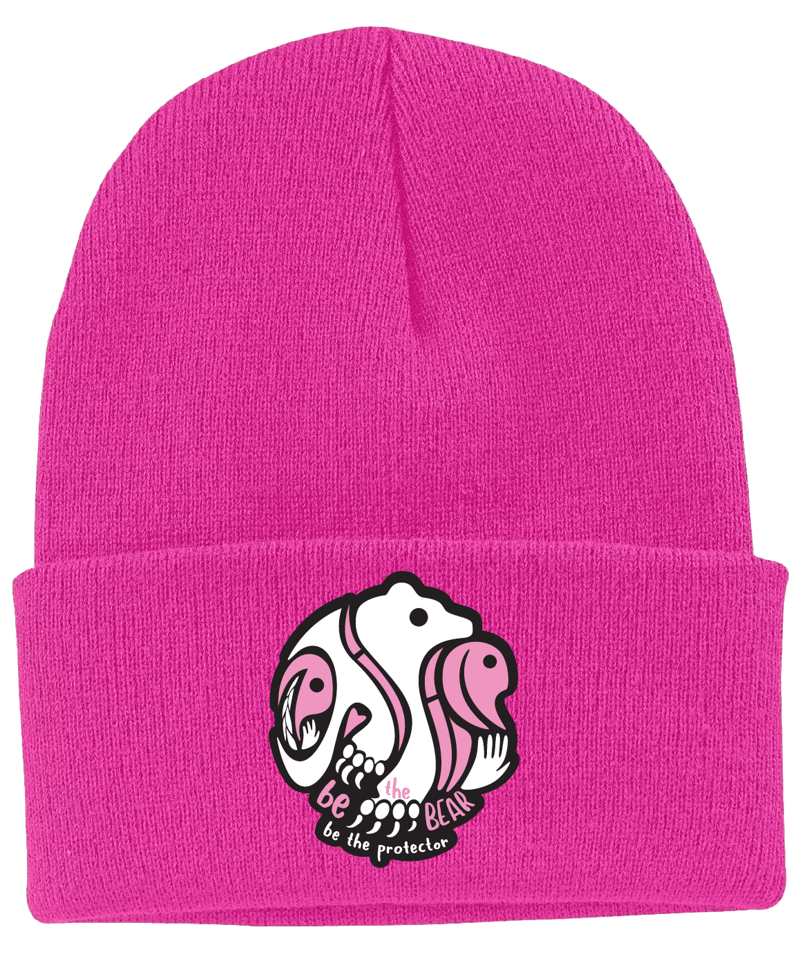 Be The Bear, Be the Protector - Pink Shirt Day 2024 Toque