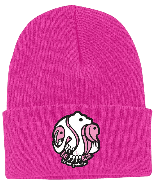 Be The Bear, Be the Protector - Pink Shirt Day 2024 Toque