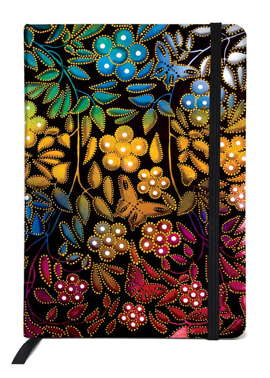 Flowers and Butterflies - Lined Journal