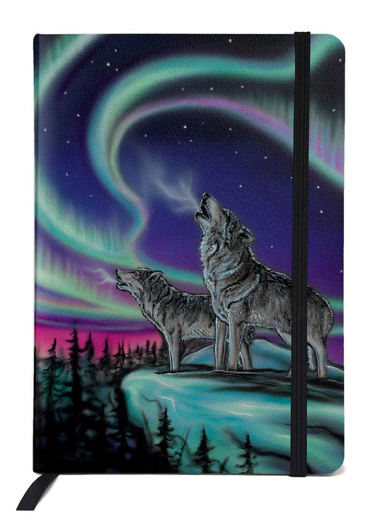 Sky Dance - Wolf Song - Lined Journal